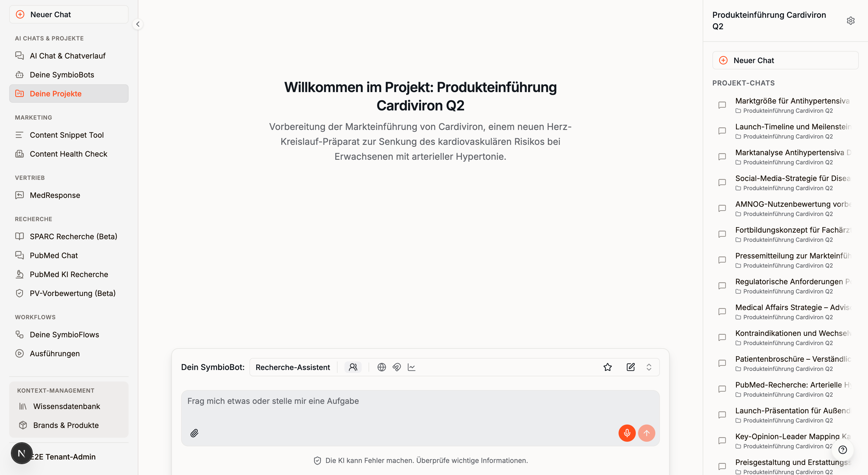 Projektübersicht